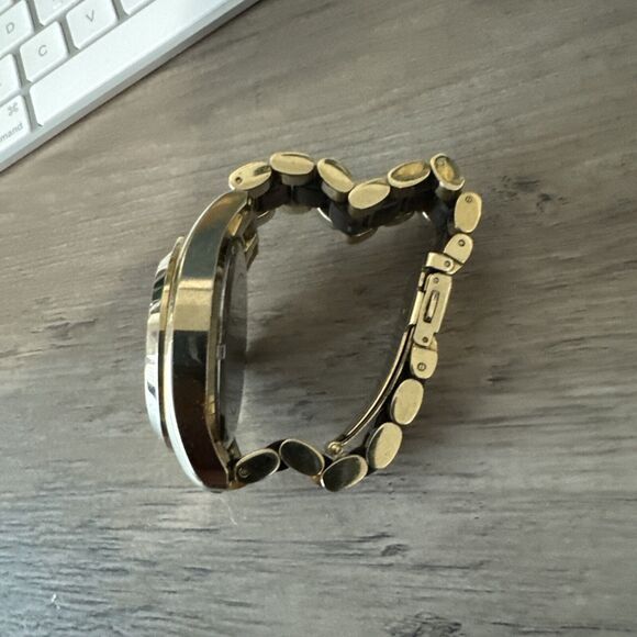 MICHAEL KORS Bradshaw Chronograph Tortoiseshell MK5696. Works. New‎ Battery - Picture 4 of 5